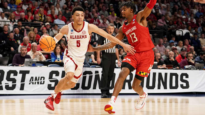Alabama Crimson Tide guard Jahvon Quinerly.